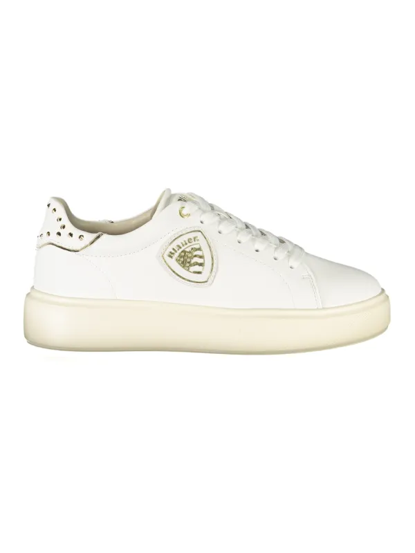 Blauer Damen SPORTSCHUH Weiß