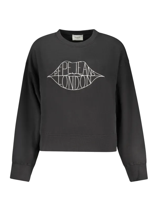 Pepe Jeans Damen SWEATSHIRT Schwarz
