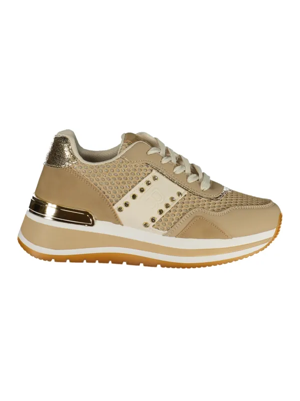 Laura Biagiotti Damen Sportschuh Beige