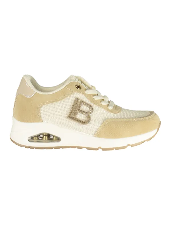 Laura Biagiotti Damen Sportschuh Beige