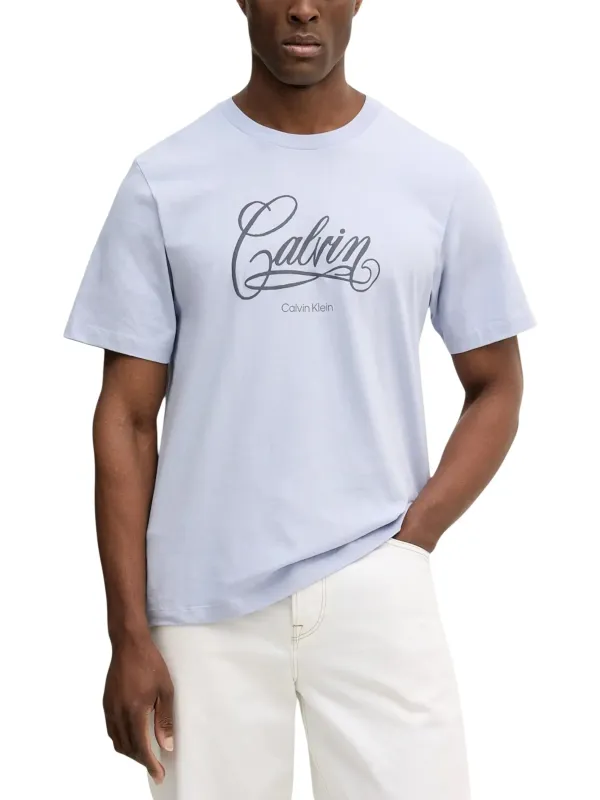 Calvin Klein Jeans Herren T-Shirt Blau