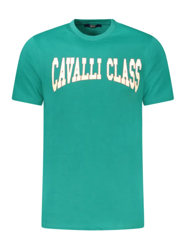Cavalli Class Herren KURZARM-T-SHIRT Grün