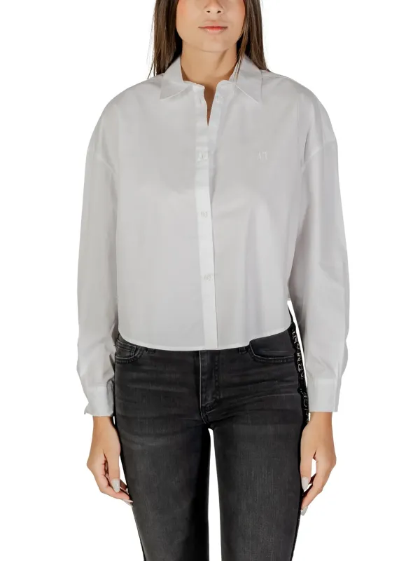 Armani Exchange Damen Hemd Weiß