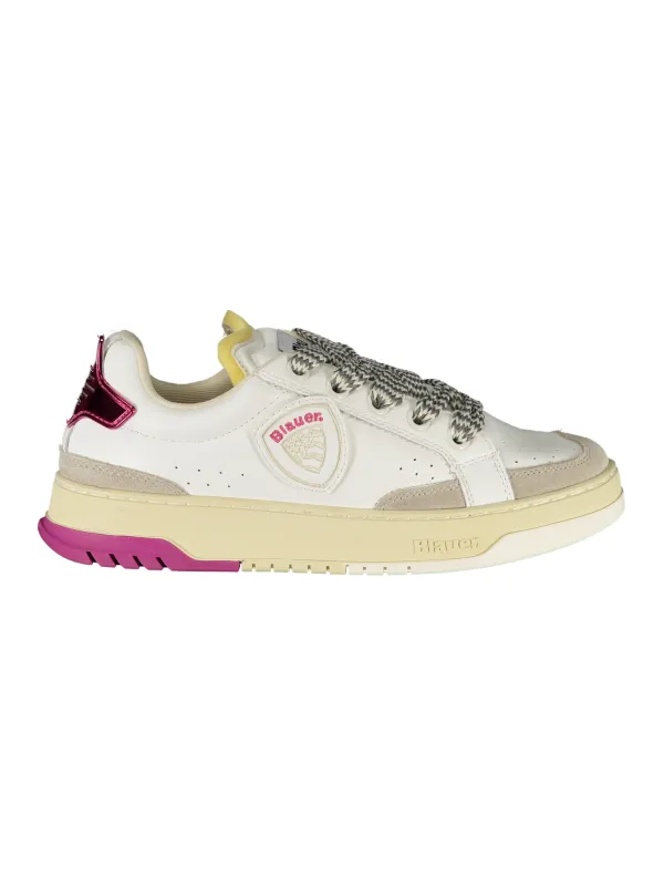 Blauer Damen SPORTSCHUH Weiß