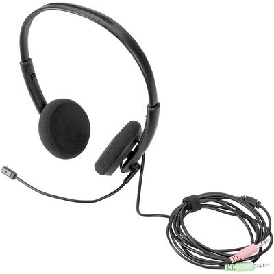 DIGITUS On Ear Office Headset mit Geräuschred. 3,5 mm Stereo